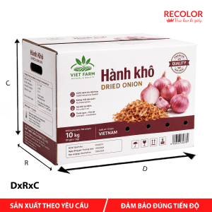 Thùng carton đựng hành khô TCP064