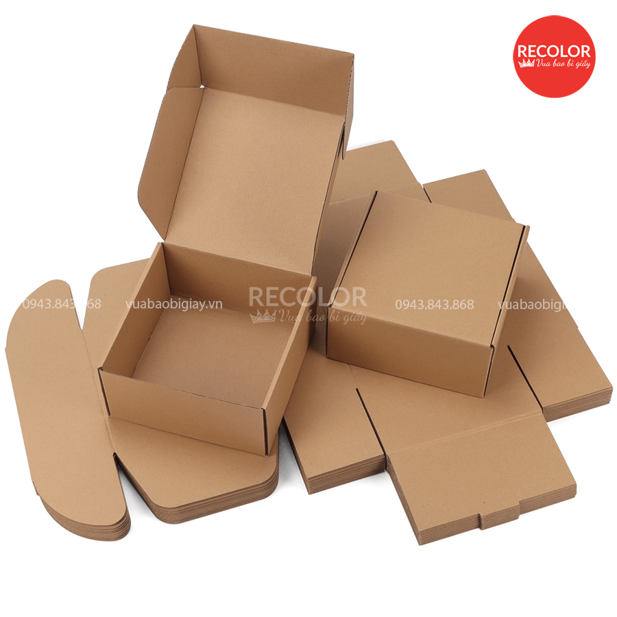 Hộp carton đóng hàng Shopee, ship COD, shop online số lượng lớn giá tốt 4 Các kích thước thông dụng của hộp carton đóng hàng online