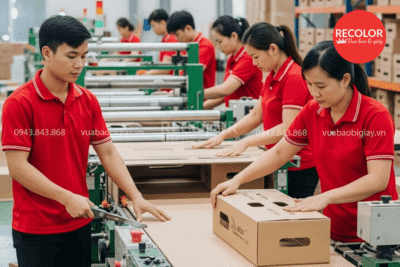 Thùng carton đựng gà giá tốt, sản xuất in ấn theo yêu cầu
