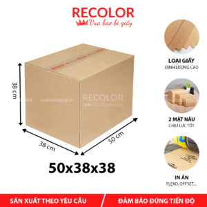 Thùng carton lớn 7 lớp 50x38x38 - TC059