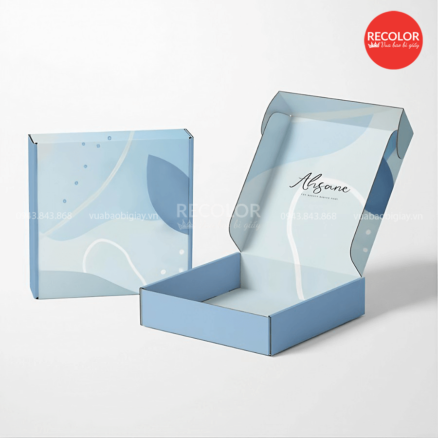 Hộp carton đựng quần áo số lượng lớn, giá tốt, in ấn theo yêu cầu 13 Một số mẫu hộp carton đựng quần áo tại RECOLOR