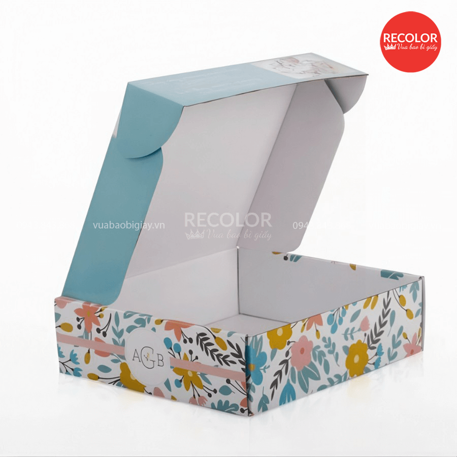 Hộp carton đựng quần áo số lượng lớn, giá tốt, in ấn theo yêu cầu 8 Một số mẫu hộp carton đựng quần áo tại RECOLOR