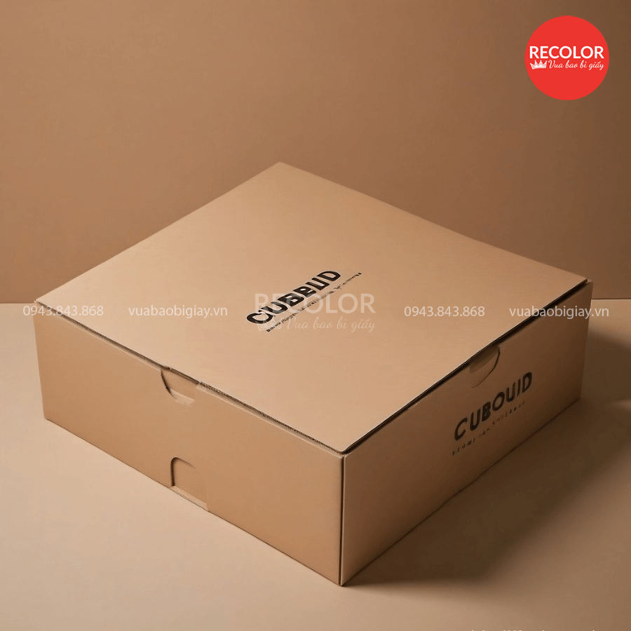 Hộp carton đựng quần áo số lượng lớn, giá tốt, in ấn theo yêu cầu 7 Kích thước hộp carton đựng quần áo phổ biến