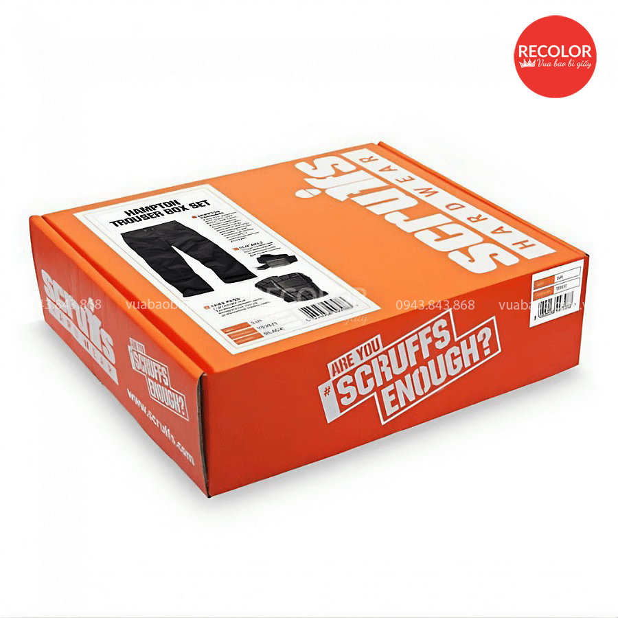 Hộp carton đựng quần áo số lượng lớn, giá tốt, in ấn theo yêu cầu 9 Một số mẫu hộp carton đựng quần áo tại RECOLOR