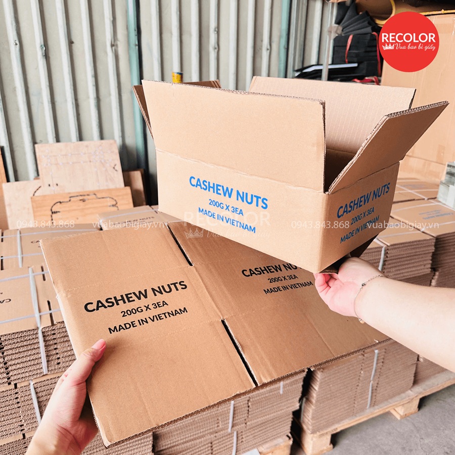 Thùng Carton Đựng Điều 5 Lớp In Flexo - TCP007 4 Thùng Carton Đựng Điều 5 Lớp In Flexo - TCP007 - Ảnh 4