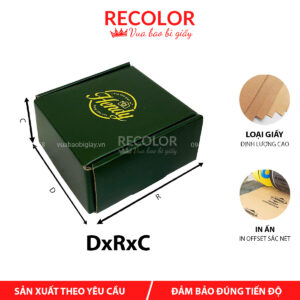 Hộp carton sóng nắp gài HCP010