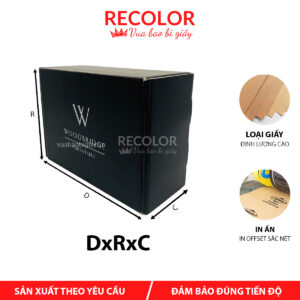 Hộp carton sóng nắp gài HCP013