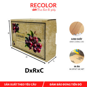 Hộp carton sóng nắp gài HCP014