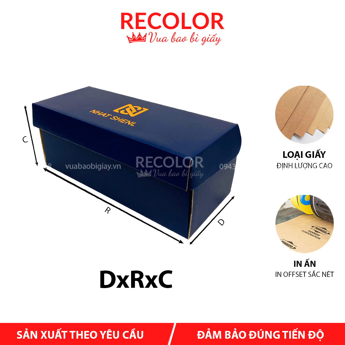 Hộp carton sóng nắp gài HCP040