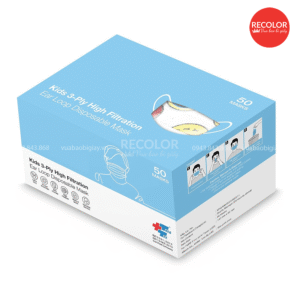 Thùng carton đựng khẩu trang in offset