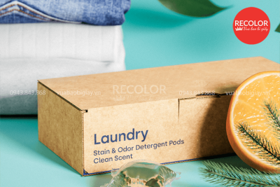 Thùng Carton Đựng Nước Giặt Chất Lượng, Sản Xuất Và In Ấn Theo Yêu Cầu