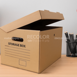 Thùng carton đựng tài liệu, hồ sơ chuyên nghiệp