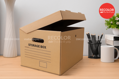 Thùng carton đựng tài liệu, hồ sơ chuyên nghiệp