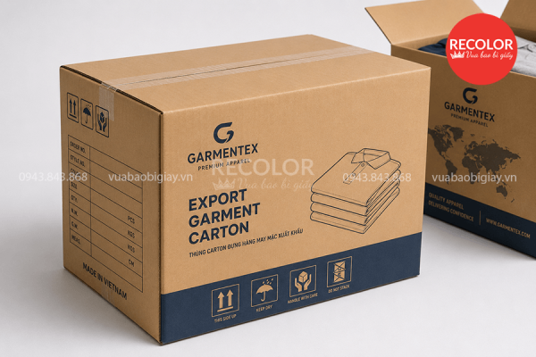 Thùng carton đựng hàng may mặc xuất khẩu đạt chuẩn, bền chắc 10 Kinh nghiệm lựa chọn nơi sản xuất thùng carton đựng hàng may mặc uy tín