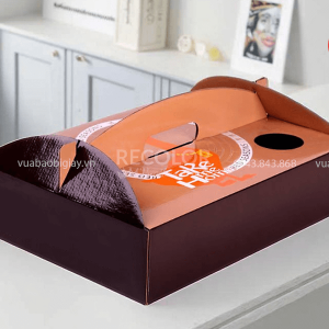 Hộp carton đựng vịt quay, gà quay sản xuất và in ấn theo yêu cầu