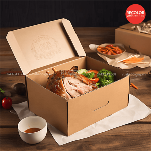 Lưu ý khi đặt mua hộp carton đựng vịt quay