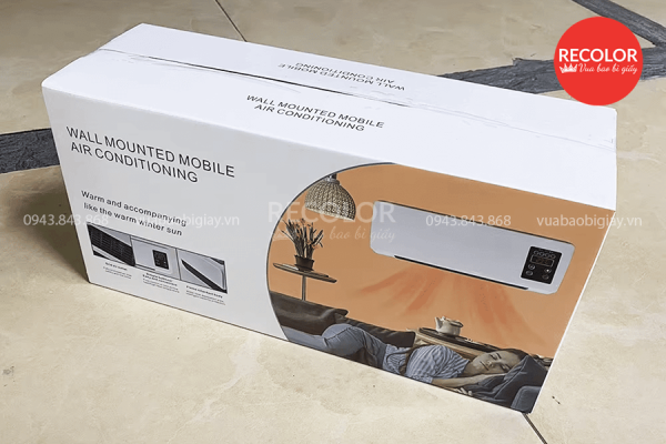Thùng carton đựng máy lạnh chất lượng cao, in ấn theo yêu cầu
