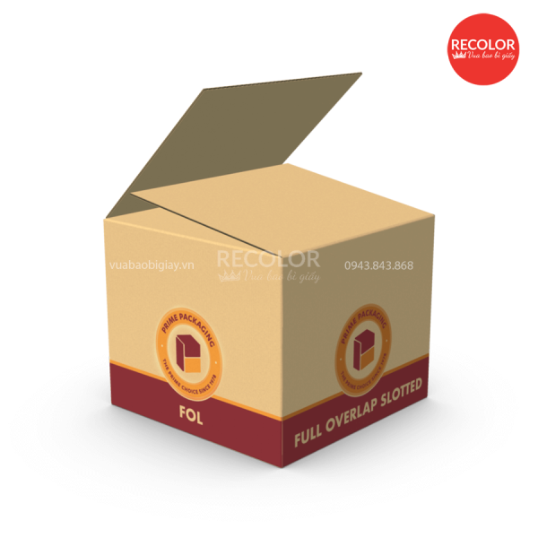 Các công nghệ in ấn thùng carton nắp chồm