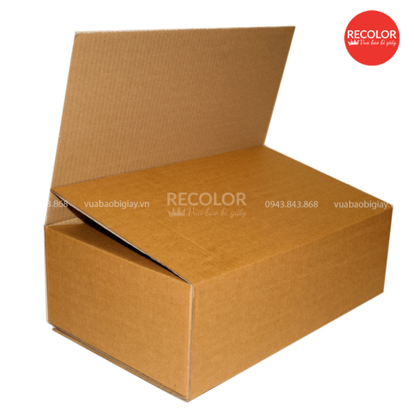 Phân loại thùng carton nắp chồm