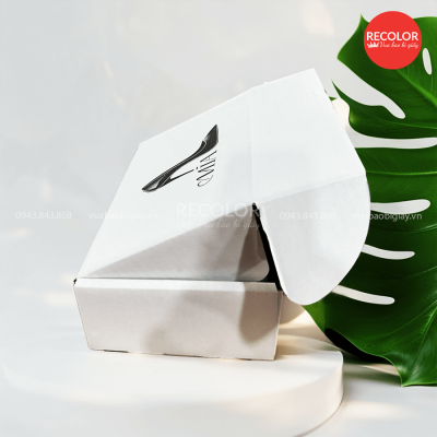 Tính ứng dụng hộp carton sóng 3 lớp nắp gài HCP072
