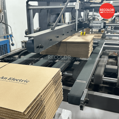 Quy trình sản xuất và in hộp carton flexo