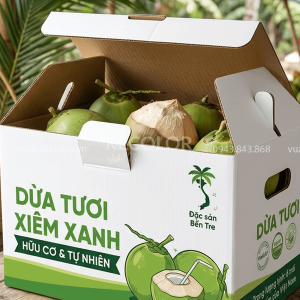 Đặc điểm của thùng carton đựng dừa xuất khẩu