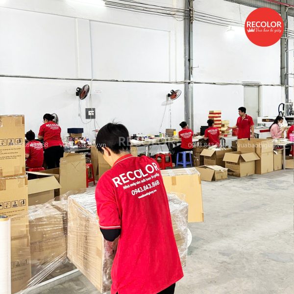 Nhà xưởng sản xuất thùng carton rộng 3500m2