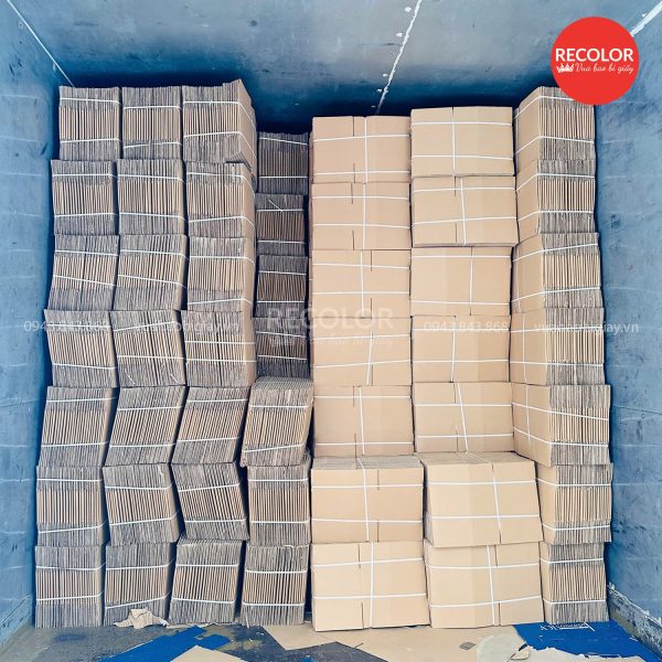Các loại thùng carton Nhà Bè sản xuất theo yêu cầu tại RECOLOR