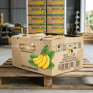 Thùng carton đựng chuối - TCP106 8 Thùng carton đựng chuối chất lượng đạt chuẩn xuất khẩu