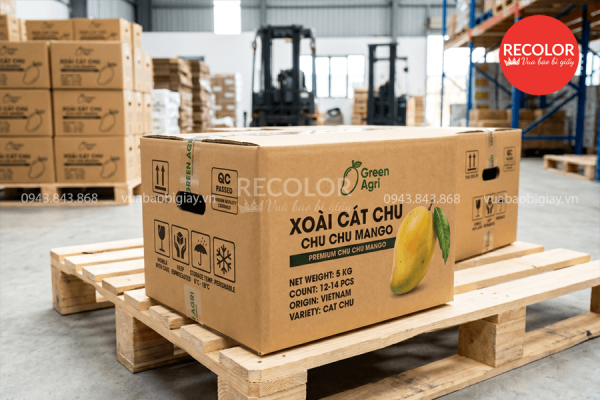 Cần lưu ý gì khi tìm mua thùng carton đựng xoài?