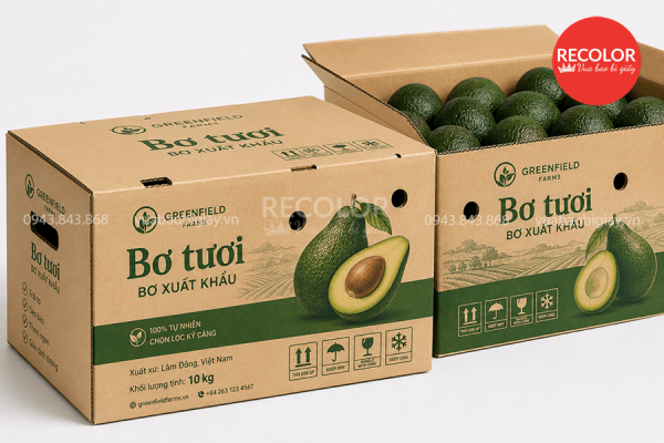 Thùng carton đựng bơ in ấn và sản xuất theo yêu cầu 17 Những lưu ý khi đặt sản xuất thùng carton đựng bơ