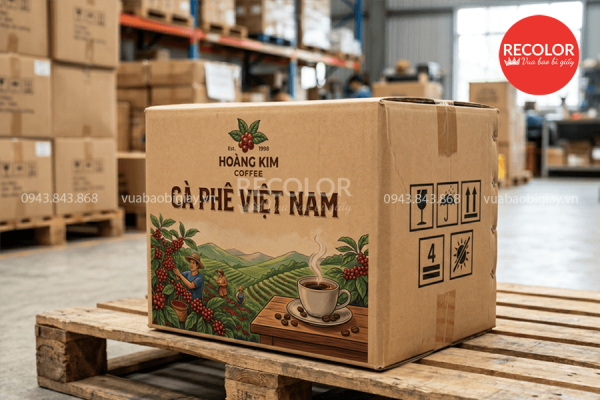 Yếu tố ảnh hưởng tới giá thùng carton đựng cà phê xuất khẩu
