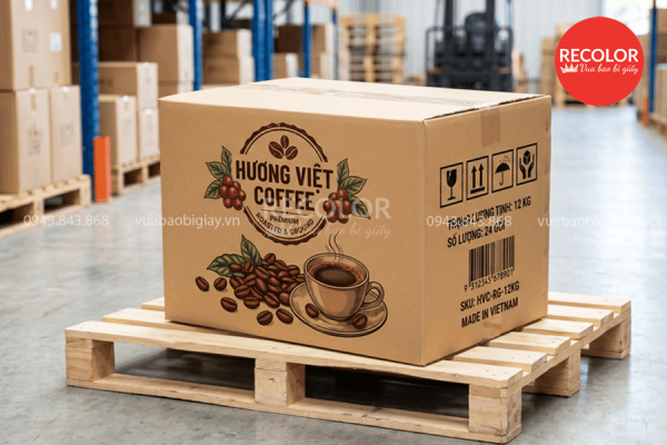 Yếu tố ảnh hưởng tới giá thùng carton đựng cà phê xuất khẩu