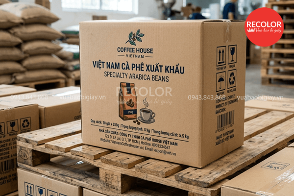 Những lưu ý cần biết khi mua thùng carton đựng cà phê xuất khẩu