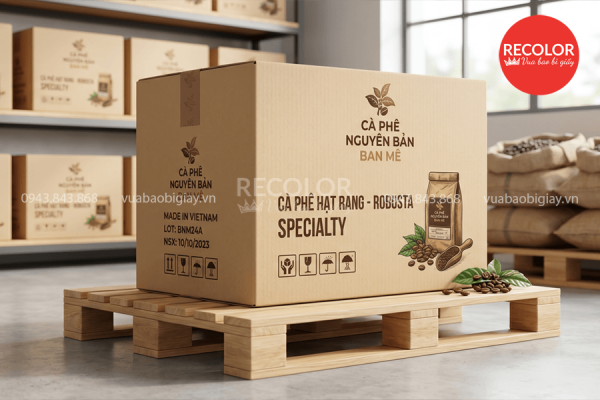 Làm từ chất liệu giấy carton cứng cáp, thân thiện với môi trường
