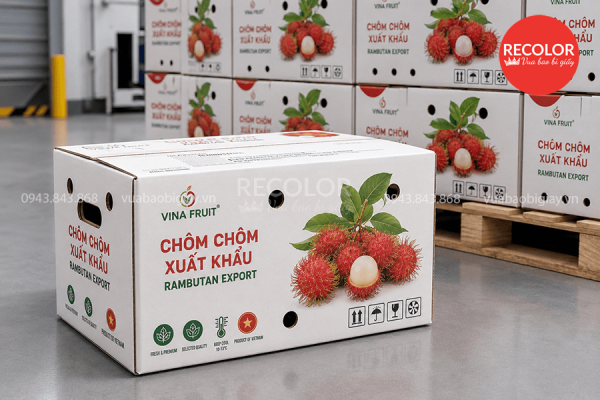 Lợi ích khi sử dụng thùng carton đựng chôm chôm xuất khẩu