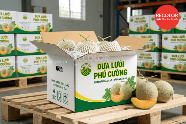 Thùng carton đựng dưa lưới sản xuất và in ấn theo yêu cầu 13 Công nghệ in ấn sử dụng