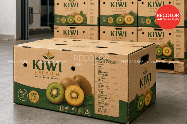 Tại sao lại sử dụng thùng carton đựng Kiwi xuất khẩu