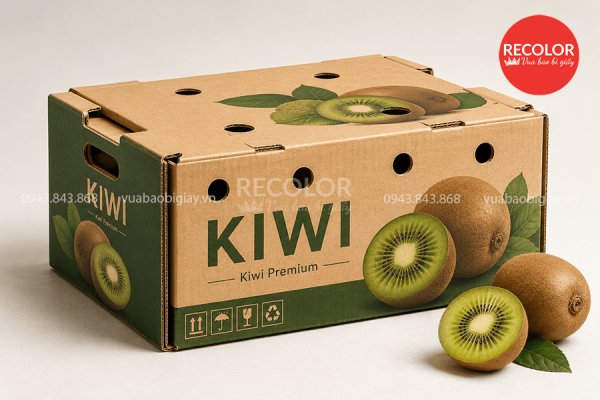 Đặc điểm và cấu tạo thùng carton đựng Kiwi xuất khẩu