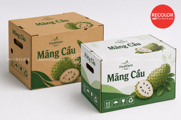 Kinh nghiệm lựa chọn thùng carton đựng mãng cầu phù hợp