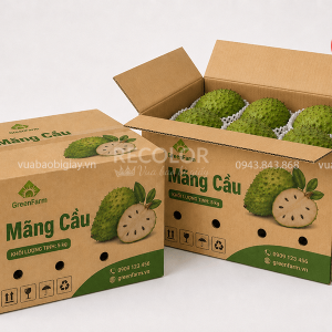 Thùng carton đựng mãng cầu - TCP104 7 Kinh nghiệm lựa chọn thùng carton đựng mãng cầu phù hợp