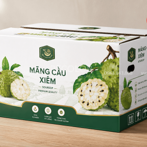 Thùng carton đựng mãng cầu sản xuất đạt chuẩn theo yêu cầu