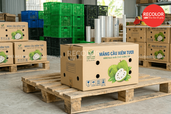 Đặc điểm và cấu tạo của thùng carton đựng mãng cầu