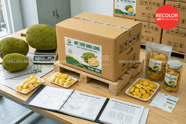 Kinh nghiệm đặt thùng carton đựng mít sản xuất theo yêu cầu phù hợp