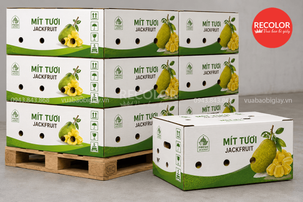 Kinh nghiệm đặt thùng carton đựng mít sản xuất theo yêu cầu phù hợp