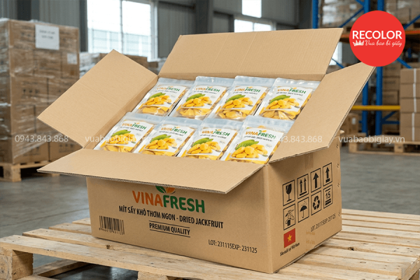 Kích thước thùng carton đựng mít xuất khẩu