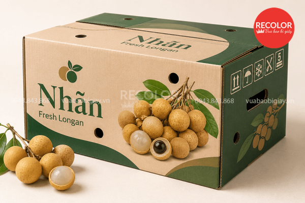 Thùng carton đựng nhãn sản xuất và in ấn theo yêu cầu 12 Chuẩn bị nội dung in ấn