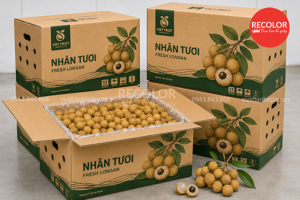 Thùng carton đựng nhãn sản xuất và in ấn theo yêu cầu 18 RECOLOR - Nhà máy sản xuất và in thùng carton đựng nhãn theo yêu cầu uy tín
