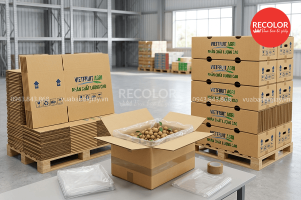 Thùng carton đựng nhãn sản xuất và in ấn theo yêu cầu 3 Tại sao lại sử dụng thùng carton đựng nhãn?