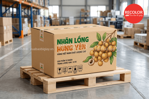 Thùng carton đựng nhãn sản xuất và in ấn theo yêu cầu 4 Đặc điểm của thùng carton đựng nhãn
